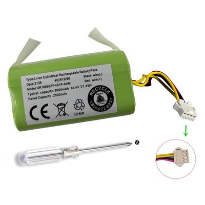 New Battery for iHome AutoVac Nova S1 1st Gen iHRVS1-3BLK Robot Vacuum 2600Pa
