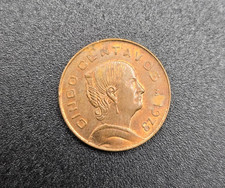 Mexico 5 Centavos 1973 Round Top KM#427 F