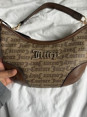 【断捨離セール】JUICYCOUTURE ベージュ/ブラウン バッグ グアム Juicy Couture Chestnut Chino Brown canvas Shoulder Bag | eBay