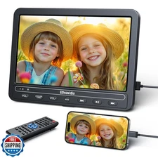 10.5 Inch DVD Player for Car with 5-Hour Battery, Headphones, Headrest DVD Pl