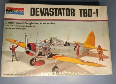 Monogram Devastator Tbd-1 Model Douglas Torpedo Bomber