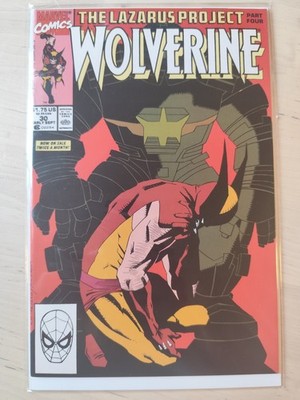 Wolverine 30 The Lazarus Project Part Four Marvel Comics 1990