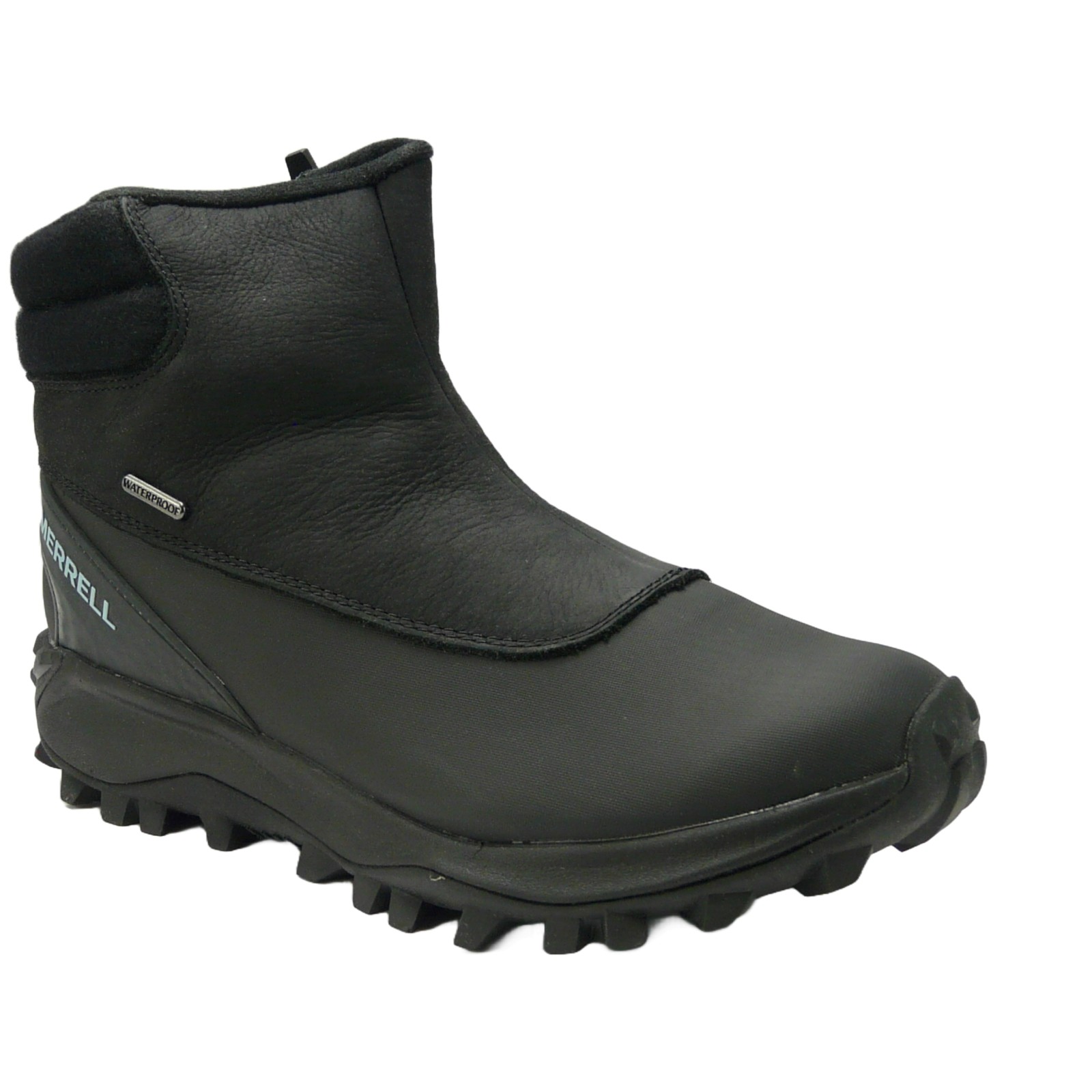 Merrell Stivali da Neve Donna Termici Kiruna MID Zip Impermeabili Nero Canale 9
