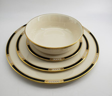 Lenox Presidental Collection Hancock Gold 4pc Dinner Service for One NEW