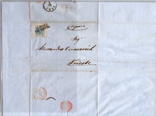 GOLDPATH: COPERTINA AUSTRIA 1857, TRIESTE CV807_P26