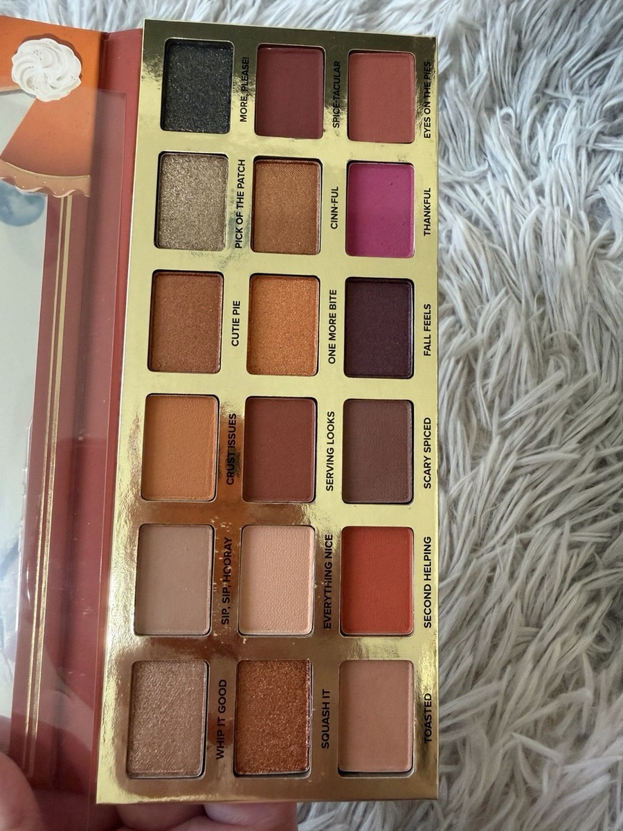 Too Faced Pumpkin Spice Second Slice Eyeshadow Palette Pressed