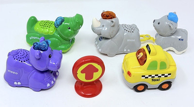 Working Lot Vtech Go Go Smart Wheels Zoo Animals Aligator Hippo Rhino Car