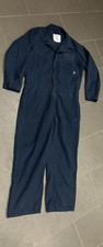 US Navy Coverall Size 48R Flame-Resistant Repaired Blue USN