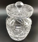 Waterford Vintage Crystal Pre-2000 Jar With Lid Gothic Logo Entertaining