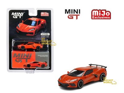 1:64 Mini GT #227 Chevrolet Corvette Stingray 2020 Sebring Orange Tintcoat