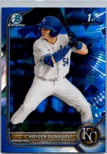2022 Bowman Draft Sapphire Edition #BDC-44 Hayden Dunhurst