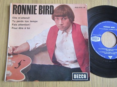 EP RONNIE BIRD ELLE M'ATTEND 1965 GARAGE THEM ROLING STONES JAGGER RICHARDS SEHR GUTER ZUSTAND++