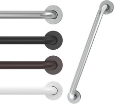 16 Inch Grab Bars for Wall Brush Nickel, Safety Shower Grab Bars for Seniors Eld