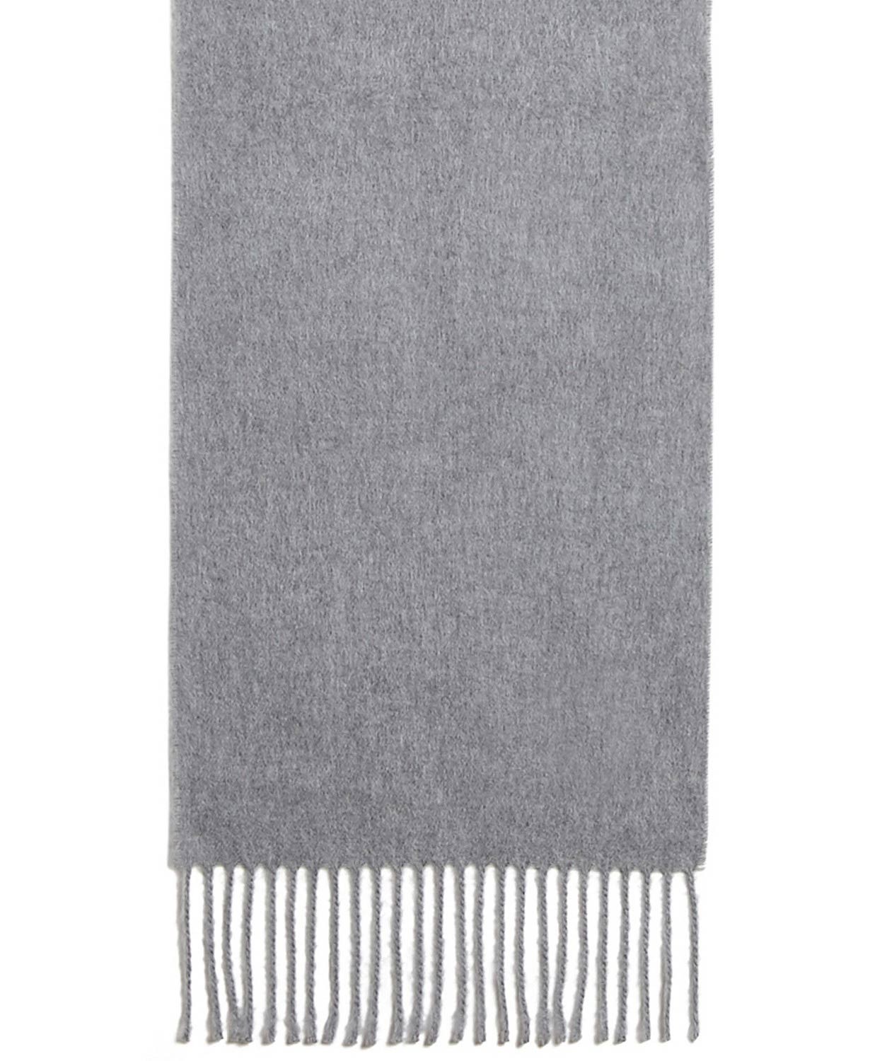 Женский тканый шарф Cejon Одного размера с бахромой серого цвета Сделано в Италии C40566
