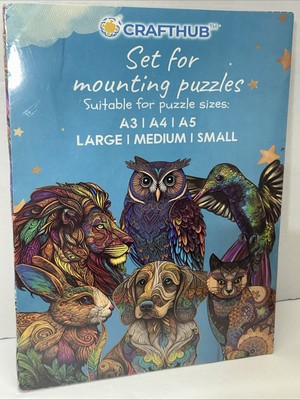CRAFTHUB Puzzle Saver Jigsaw Puzzles Mounting Kit for Wall Art Include...
