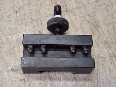 Enco 725-1725A Quick Change AXA #1 Turning & Facing Holder Tool Post Lathe CNC