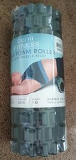 Yoga Foam Roller 4 Deep Muscle Relief Lomi Fitness Med Density Gray Retail 39.99