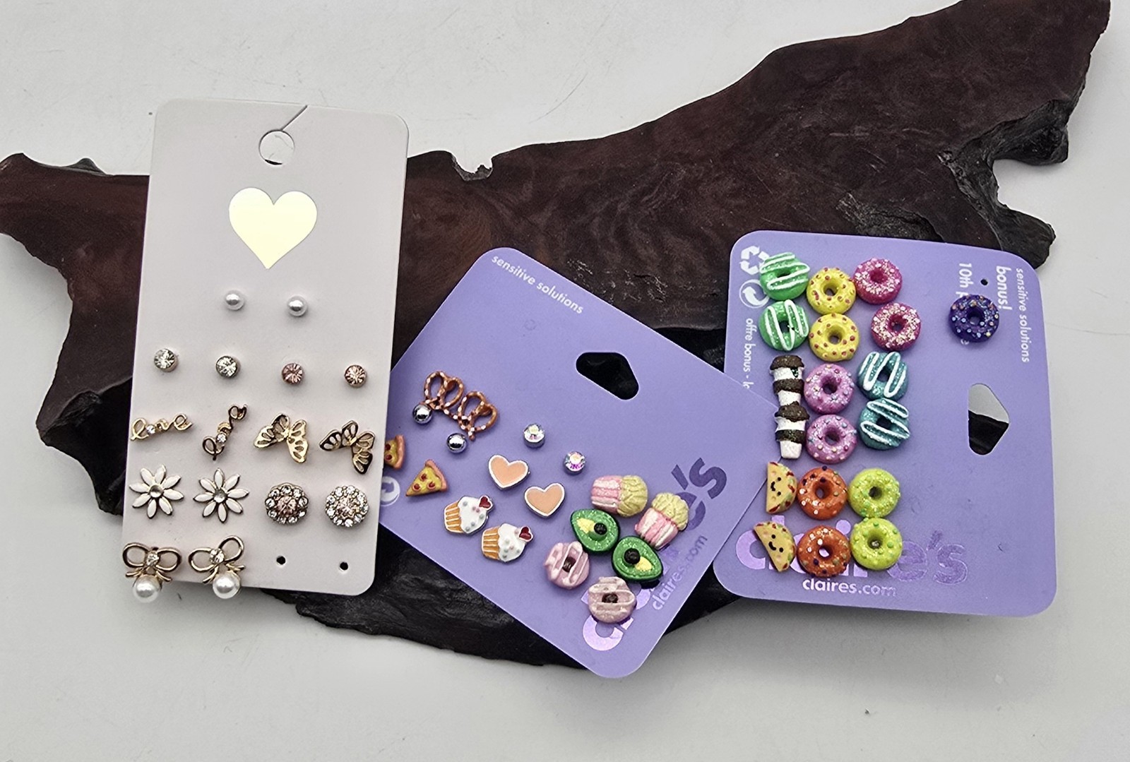 25 Pairs Of Earrings From Claire's & Childrens Place Jewelry