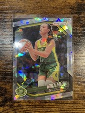 Nika Muhl 2025 Panini Prizm WNBA #127 Cracked Ice Seattle Storm a1