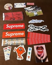 supreme & The Hundreds  stickers lot (27) Box...