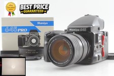 MINT Mamiya 645 Pro AE Finder Film Camera Sekor 55-110mm F4.5 Lens From JAPAN