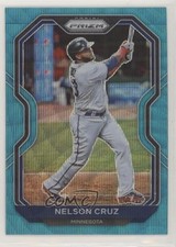 2021 Panini Prizm Tier II Teal Wave Prizm Nelson Cruz #200 4ze