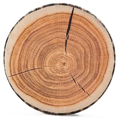 Decorative Round Throw Pillow, 3D Digital Print 14 x 2.75 Inch Stump