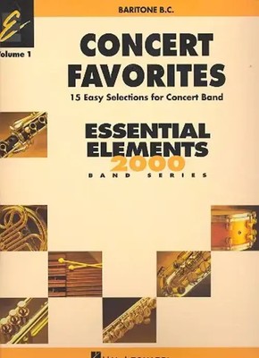 Concert Favorites Vol. 1 - Baritone B.C. | Essential Elements Band Folios | 2002