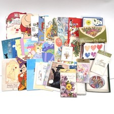Vintage Greeting Cards Packs Singles Mixed Hallmark 60s-90s UNUSED Lot of 126