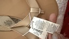 NWT Old Navy faux leather flip flop sandals size 7 tan — photo 2