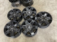 5 - 2025 Ford Bronco Black Diamond Factory Alloy 17" x 7.5” Black Wheels 210i