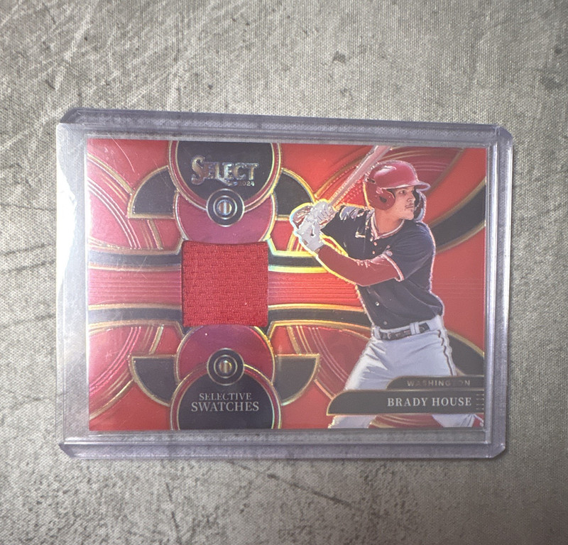 Panini 2024 Select Brady House Selective Swatches Red Prizm SS-BH /99
