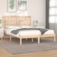 Massivholzbett Kiefer 135X190 Cm Bettgestell Aus Massiver Kiefer