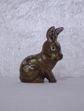 Cloisonne Emaille Design Kaninchen Hase - Vintage - China - Handmade - 10 cm