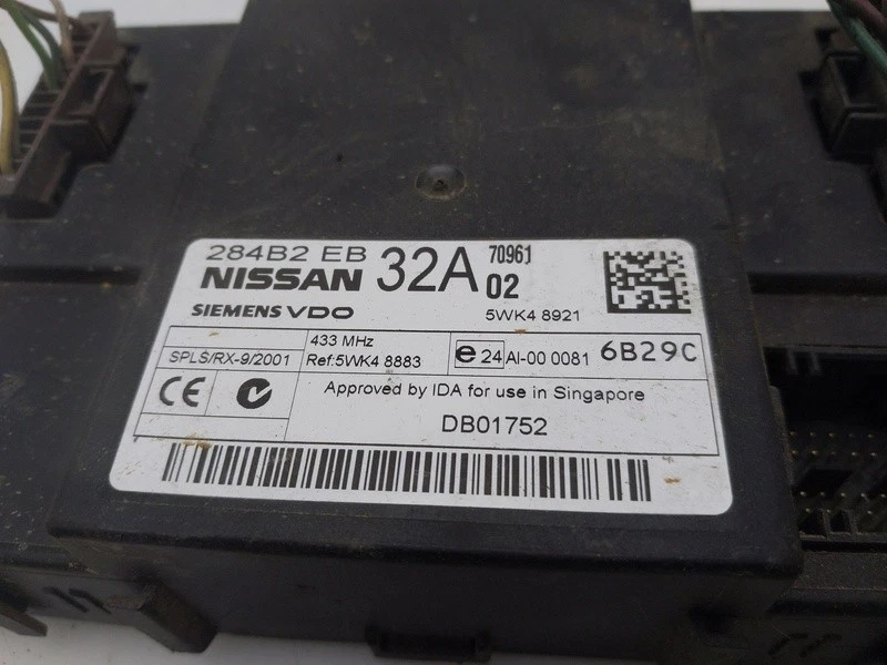 284B2EB32A modulo elettronico per NISSAN NP300 NAVARA 2.5 DCI 4WD 2004 8238057 - Immagine 4 di 4