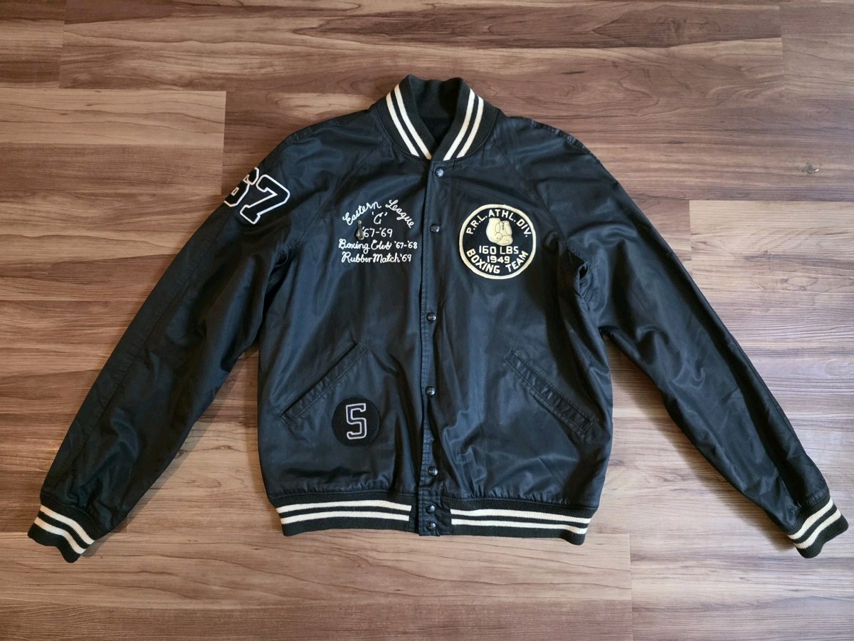 Polo Ralph Lauren Satin Reversible Boxing Jacket- New York Boxing