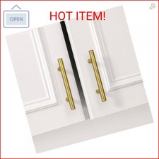 Goldenwarm 25 Pack 3 Inch Gold Cabinet Handles Brushed Gold Cabinet Pulls Brass