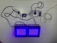 2 x 50w  Quans LED UV lights, transformer and Timer Silk Screen Exposure