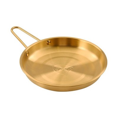 Long Lasting Stainless Steel Plate for Daily Kitchen or Catering Use 24x24x3cm