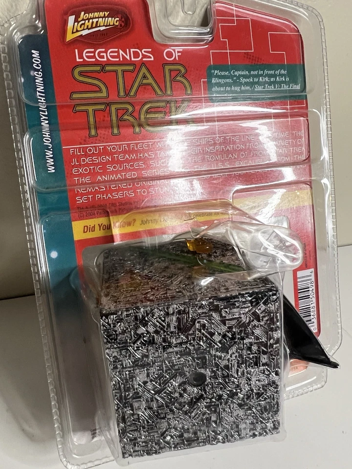 JL Johnny Lightning Legends Star Trek BORG CUBE Serie 6 Naves de la Línea 2008 Foto 3 de 3