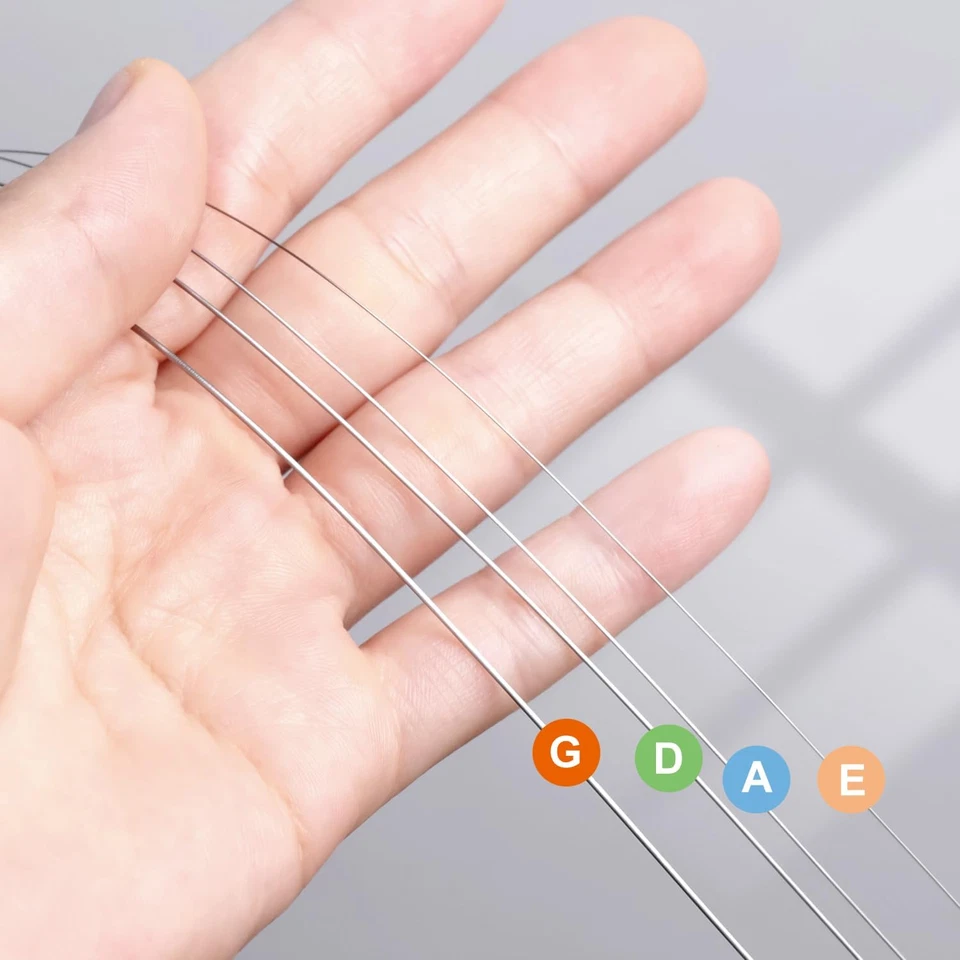 Corde per 4/4 Violino (G-D-A-E), Universale Set Completo Di Corde per Violino 4/ - Immagine 4 di 4