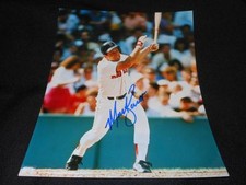 Boston Red Sox Marty Barrett Signed 8x10 Autograph Vintage Photo JB5
