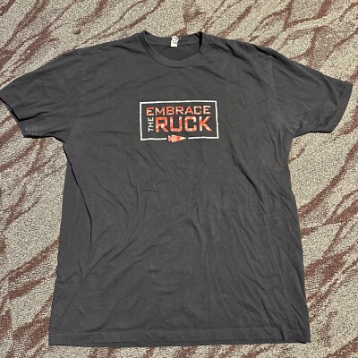 GoRuck Size XL Shirt Men s Black Red Embrace The Ruck Gray