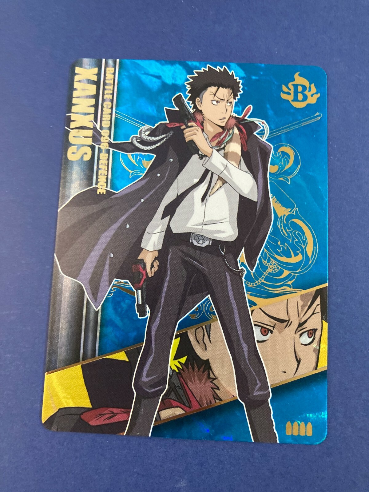 Katekyo Hitman Reborn Xanxus Holo Card Japanese Anime Very Rare F S Ebay