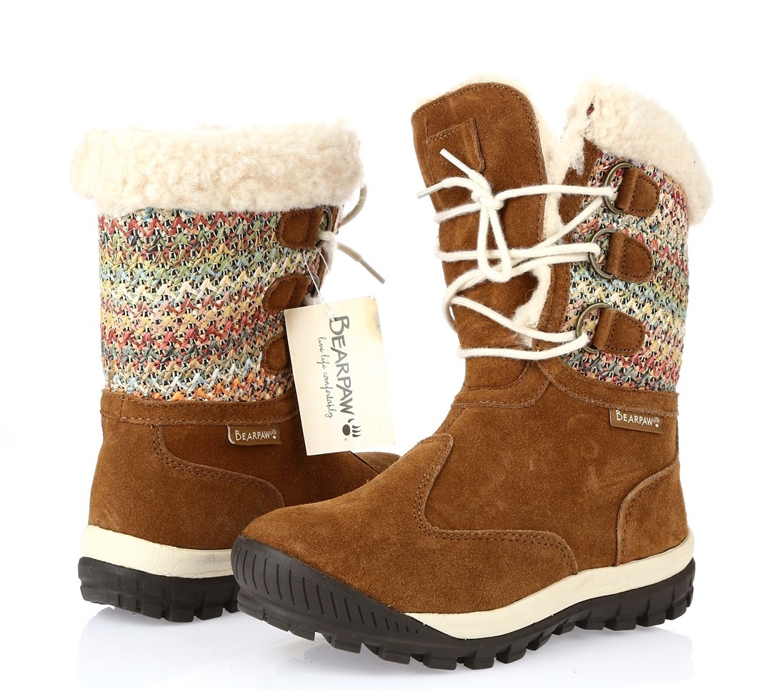 Donna BEARPAW OPHELIA brown suede lace up 6 winter boots sz. 6 up 90 8be11a Donna BEARPAW OPHELIA brown suede lace up 6 winter boots sz. 6 up 90 8be11a