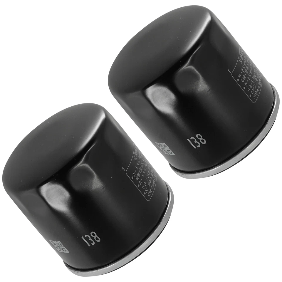 Paquete de 2 filtros de aceite para Suzuki GSX1100F GSXR1100 GSX1100G GSX-R1100W 1988-1998 Foto 3 de 4