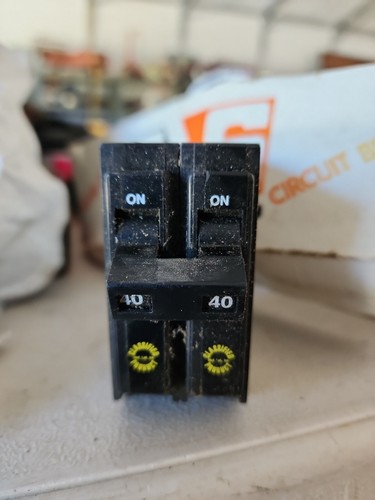 NEW GENERAL SWITCH 40 Amp 2 P GD-40 GA Circuit Breaker nos | eBay