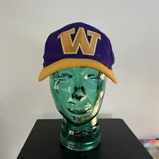 Vintage 90s UW Huskies University Of Washington Apex One SnapBack Hat