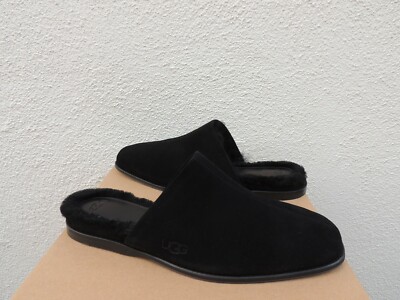UGG Chateau Men Slippers Suede Black US 11 /uk 10 /eu 44 for 