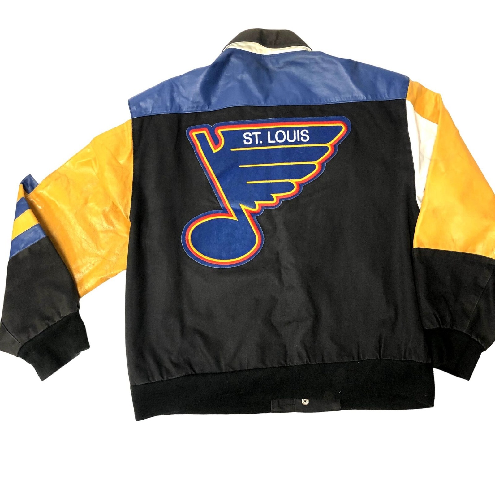 Men's Starter Blue/Navy St. Louis Blues Playoffs Color Block Full